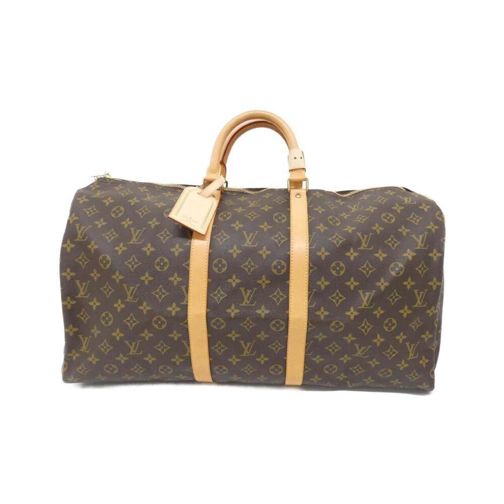 LOUIS VUITTON Brown Monogram Keepall 55 Boston Bag - Picture 1 of 10